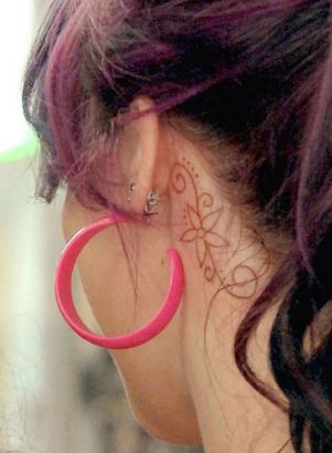 Josh Stone Get Tattoo On Back Of Ear
